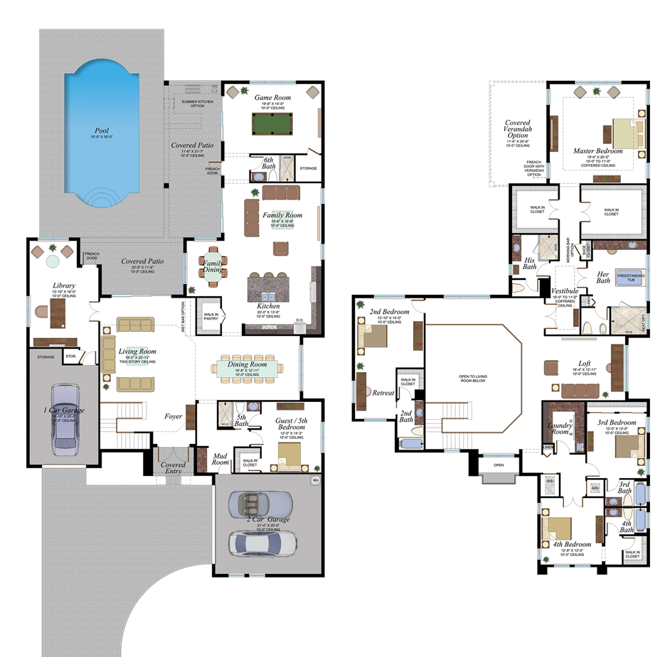 Monterey Floor Plan at Berkeley by GL Homes eBoomer Realty